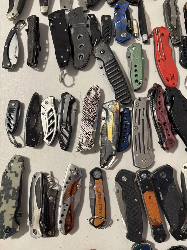 Lote misterioso aleatorio cuchillos de bolsillo plegables y multiherramientas compra a granel L2 Foto 2 de 4
