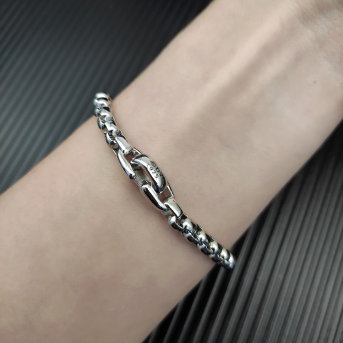 Bracelet croix chaîne boîte David & Yurman 5 mm 17 cm/19,5 cm/20,5 cm/22,5 cm David & Yurman - Photo 3/7