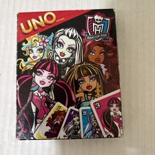 UNO MATTEL MONSTER HIGH CARD GAME 108 Out Of ...
