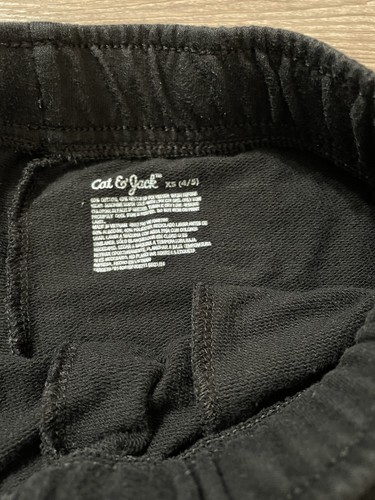Set Of 2 Boys Knit Pull-On Sweat Shorts By Cat & Jack XS (4/5) Black & Red - Picture 10 of 10