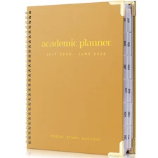 Aesthetic 2025-2026 Academic Planner - A Beautiful 7 x 10 Daily Planner for W...