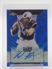 HAYDEN HURST 2018 LEAF METAL DRAFT AUTOGRAPH BLUE WAVE AUTO /20 Q0933