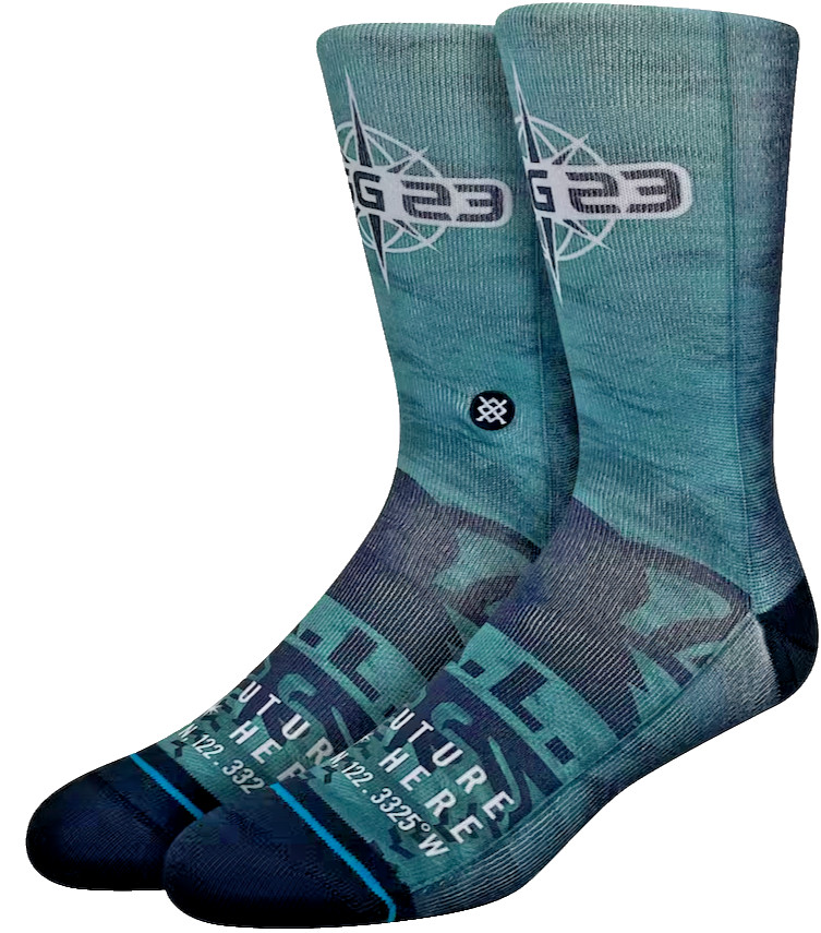 Stance Носки для игры всех звезд Американской лиги МЛБ 2023 бирюзовые Размер Мужской 9-13 3290₽