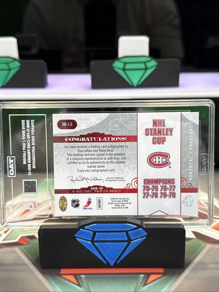 Dúos O-Pee-Chee Premier Dynasty 2009 Guy Lafleur/Steve Shutt/100 Foto 2 de 2