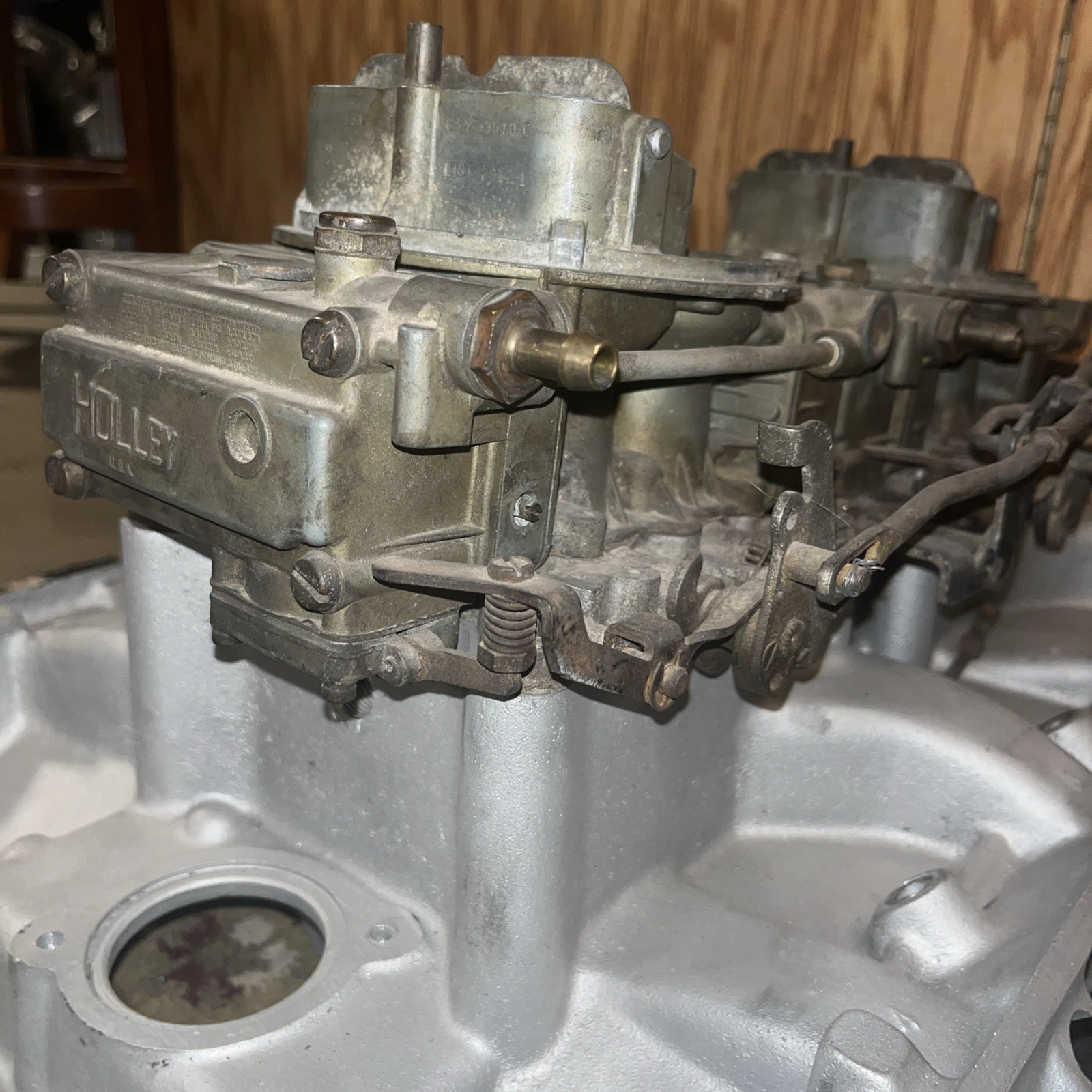 Ford FE 427 Low Riser Dual Quad C3AE-9425-J With C3AE-C Carburetors OEM ...