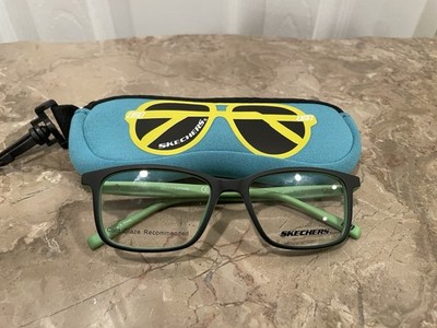 Skechers SE1173 002 Matte Black Plastic Eyeglasses Optical Frame 47-15-130