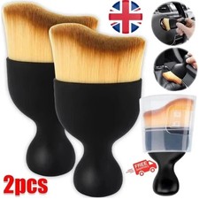 2x Car Interior Cleaning Soft Brush Instrument Panel Crevice Dust Removal Tool