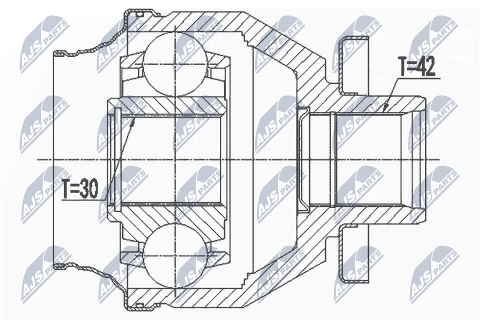 ✅Fits NTY NPW-WW-138 INNER CV JOINT ⭐UK Seller⭐ - Image 7