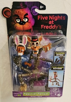 FIVE NIGHTS AT FREDDY'S MAGICIAN MANGLE FIGURE with JUMP-SCARE ACTION SHIPS FAST