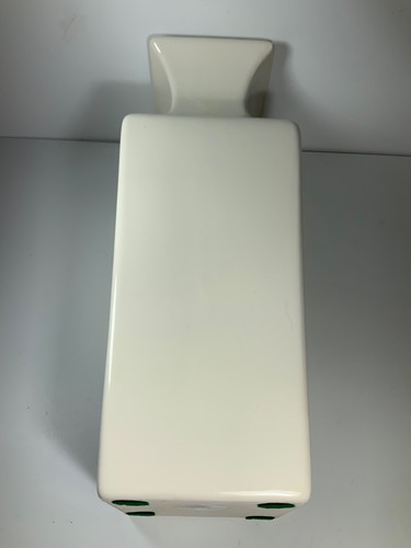 Vintage 1980s Haeger White Flared Neck Pottery 16 inch Vase - Picture 7 of 7