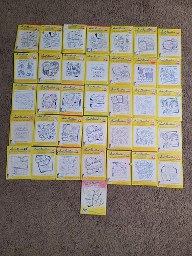 Lote De Colección De 36 Tía Martha's Hot Hierro Transferencias Bordado Patrones Surtidos - Imagen 2 de 12
