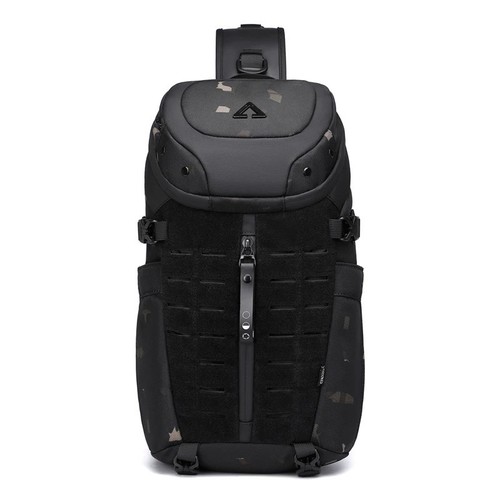OZUKO Borsa a Tracolla Uomo | Confezione Tracolla Impermeabile Petto Messenger Sling - Foto 10 di 10