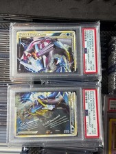 Triumphant Palkia Dialga Legend Holo Top and Bottom Pokemon Card PSA 8