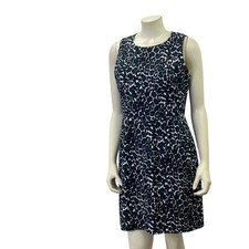 J.Crew Womens Sleeveless Leopard Print Dress Size 6