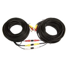 100 FT FOOT LCD GOLD PLATED 3RCA AUDIO VIDEO CABLE CORD