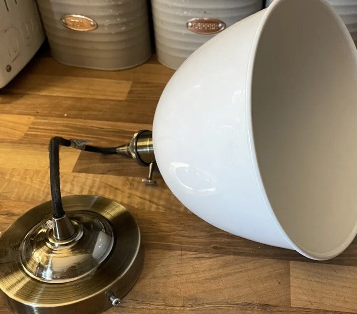 metal Pendant Light Fitting with ceil rose Cost £39 On Amazon With