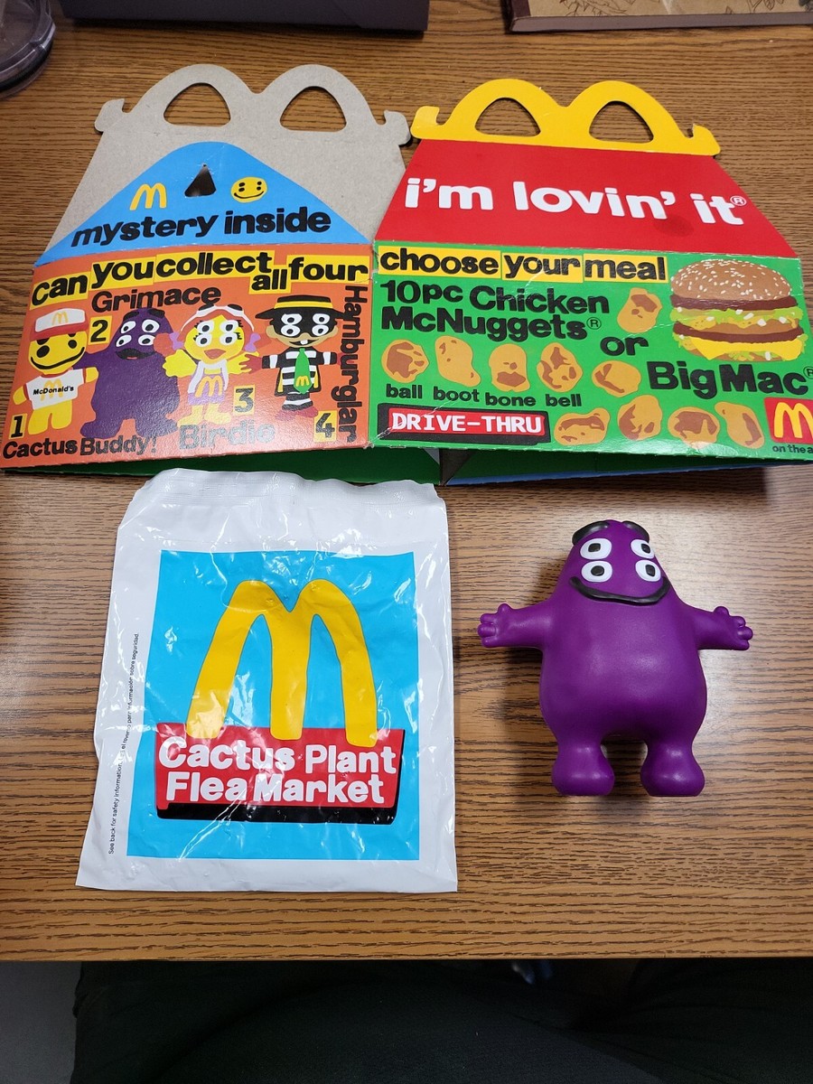 専用 4体セット ☆ McDonald&#39;s  cpfm happy meal NEW 2022 McDonald's Cactus Plant Flea Market CPFM Toy Set of