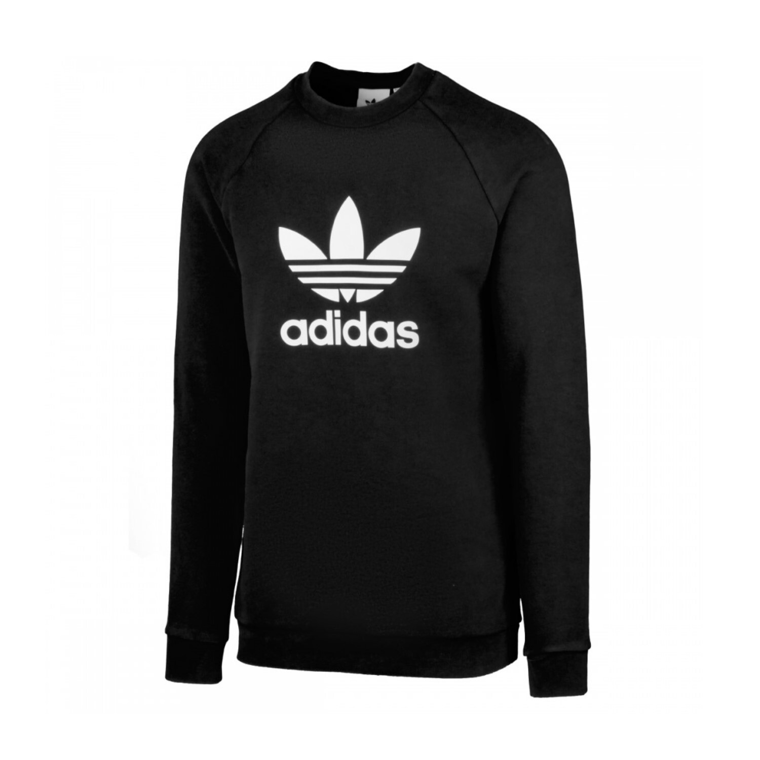 оригинальный пуловер adidas от Herren schwarz свитер из 100 натуральной кожи Baumwolle Rundhals 12390₽