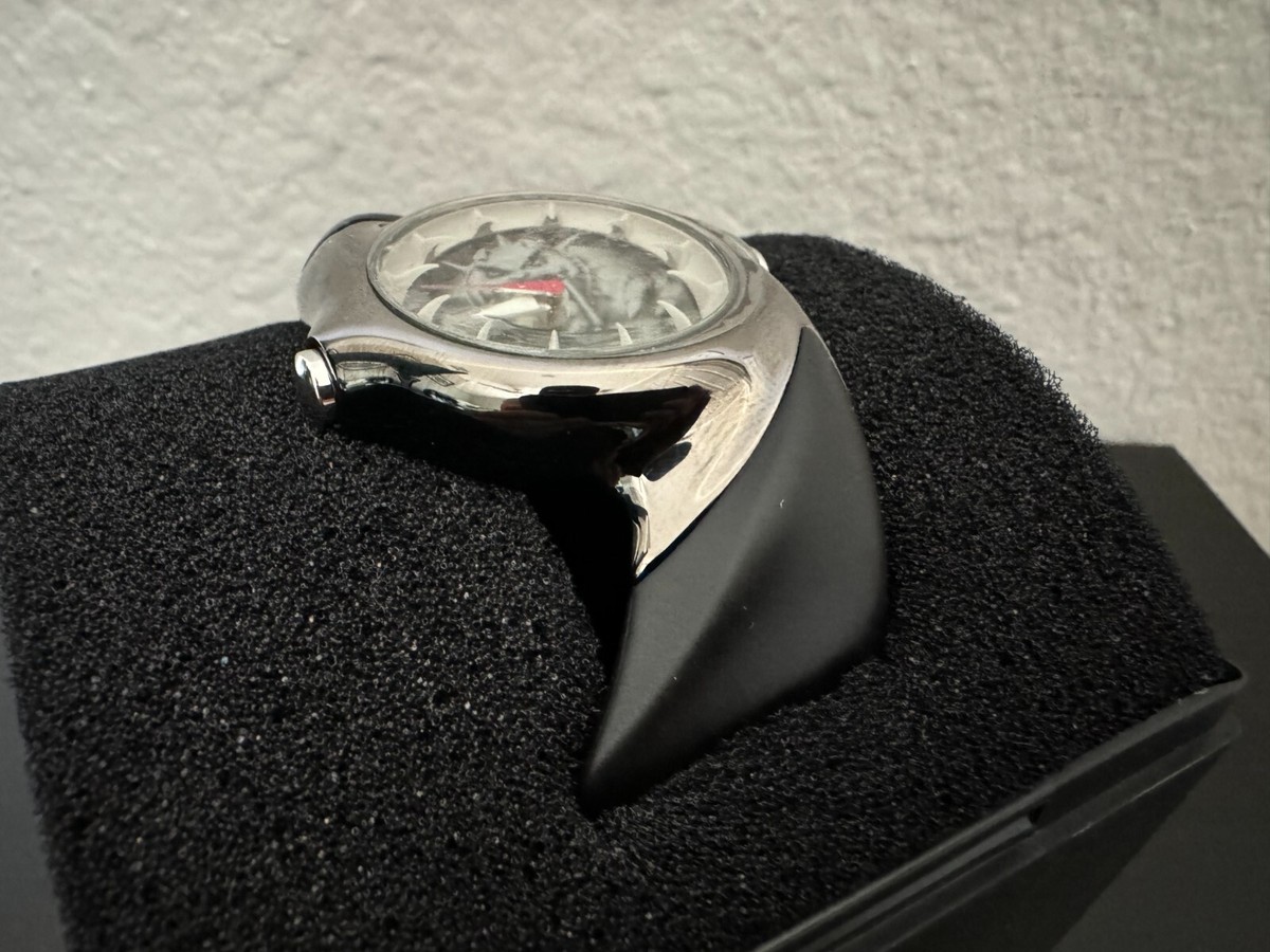 NEW Oakley Crush 2.0 Watch Black Band - BULLDOG Black Face NEW Oakley Crush 2.0 Watch Black Band - BULLDOG Black Face