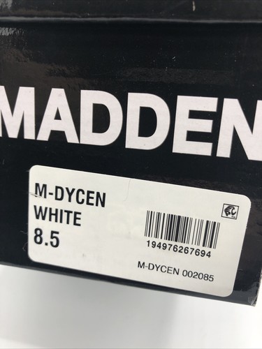 Madden Mens Dycen White Athletic and Training Shoes 8.5 Medium - Picture 7 of 7