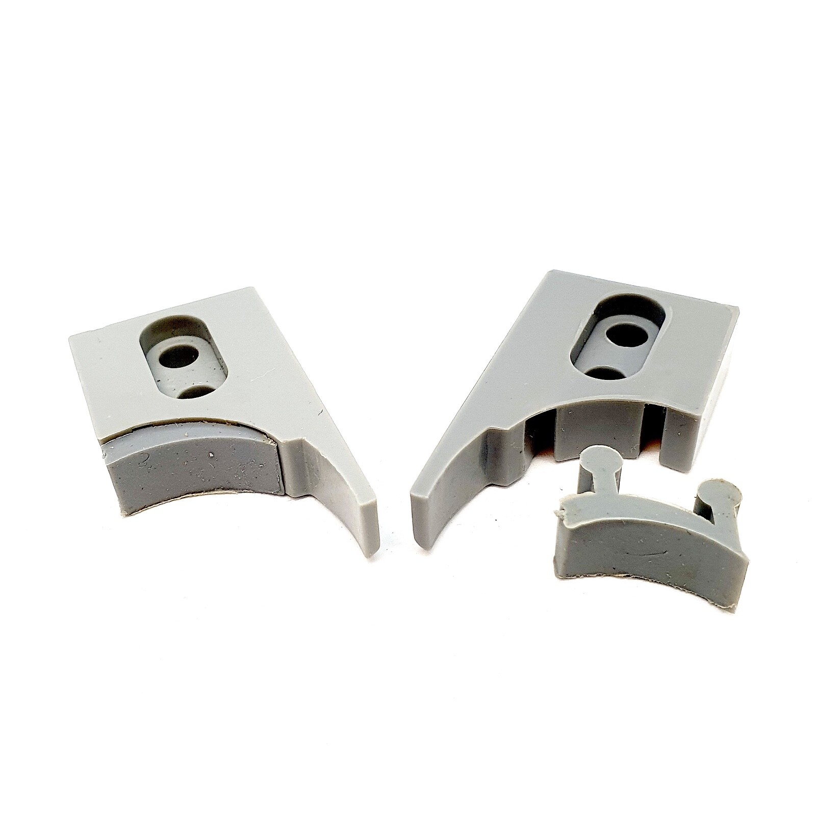 Shower Door Plastic Rubber Stops Top and Bottom/Right & Left K005 GREY