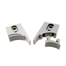 Shower Door Plastic Rubber Stops Top and Bottom/Right & Left K005 GREY