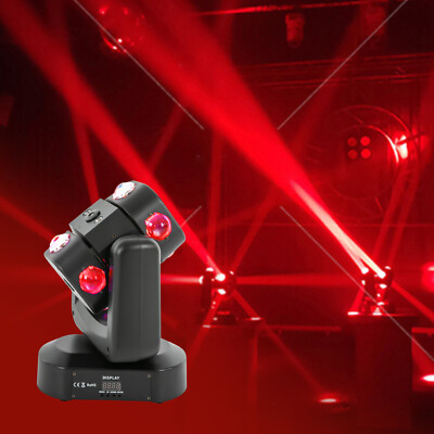 Rotating Laser Beam Moving Head 8 LED RGBW Stage Light DMX Disco Party 22CH/46CH