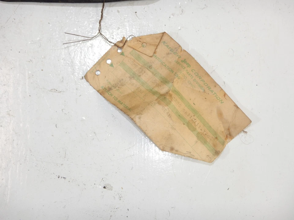 Оригинальный багажник для раздаточной коробки переключателя передач Jeep серии J Truck 65-73 NOS 968532 - Изображение 3 из 4