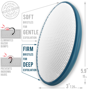 Exfoliating Face Leg Body Scrub Ingrown Hair Brush By Wizker Soft