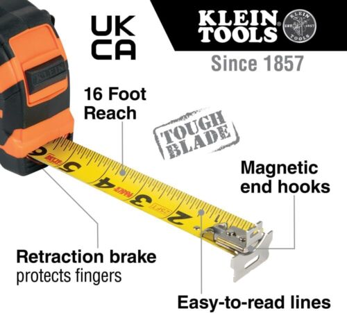 Klein Tools 9230 Tape Measure, 30-ft heavy-duty tape measure, double-sided - Picture 2 of 11