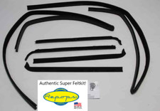 80 81 82 83 84 85 86 87 Ford Truck Door Window Felt Rubber Seal 6 Pc Super Kit 80 81 82 83 84 85 86 87 Ford Truck Door Window Felt Rubber Seal 6 Pc Super Kit