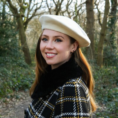 French Beret Autumn Ladies Fashion Classic Vintage Style Woolly