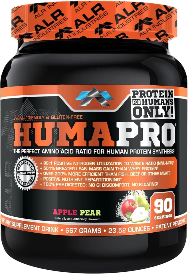 ALR Industries Humapro Perfect Human Amino Acid & Protein Powder 90 Servings New - Image 4 of 4