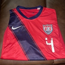 USMNT USA Alternative Red#4 2010 World Cup Soccer Futbol Jersey Men’s Size Large