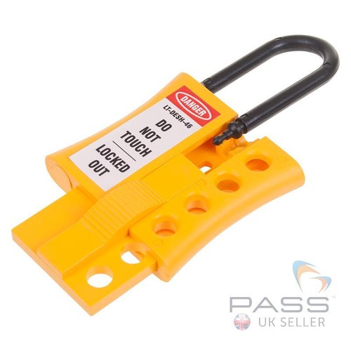 Cerradura deslizante de etiquetado no conductora LOTO para 4 cerraduras / grillete de 6 mm - Imagen 2 de 2