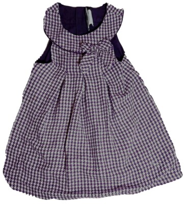 Rare Editions Jumper Dress Girls Size 3t Purple Sleeveless Retro