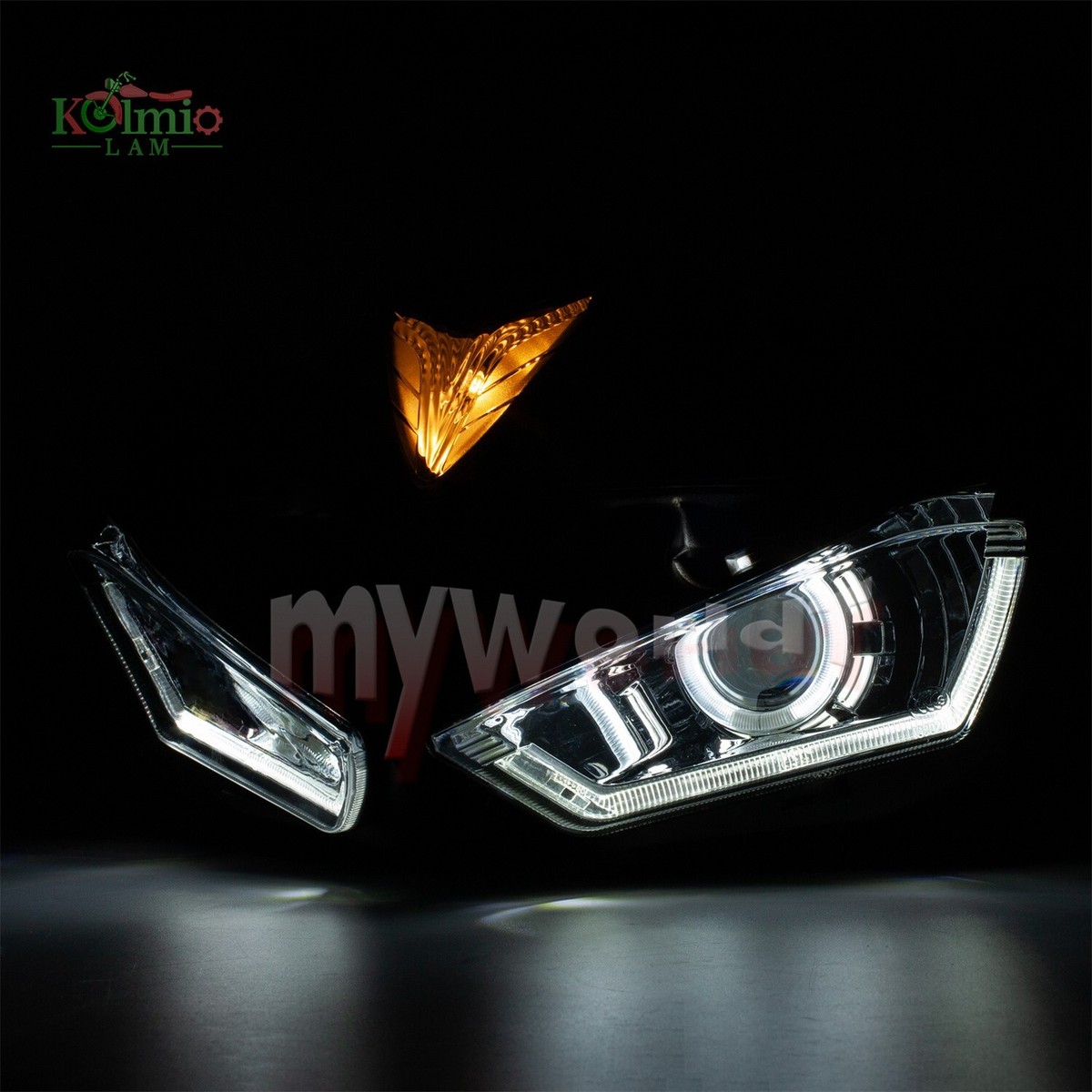 Fit For 2013-2018 Yamaha YZF R25 R3 HID Projector Headlight
