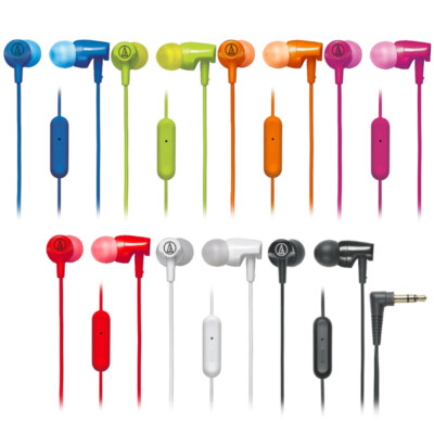 Audio-Technica SonicFuel Wired 3.5mm In-Ear In-line Mic & Control Headphones