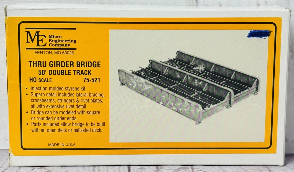 Lot Of 3 Micro Engineering Company Girder Bridge 75-520, 75-521 & 75-502 NEW - Image 2 of 4
