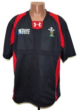 WALES RUGBY UNION SHIRT JERSEY 2011 WORLD CUP UNDER ARMOUR SIZE XXL ADULT