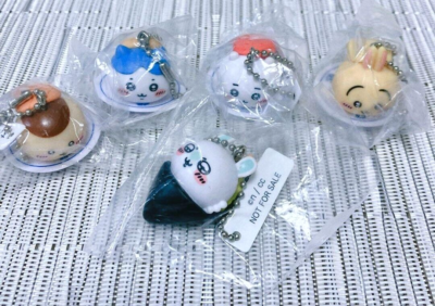 Chiikawa × Kura Sushi Keychain All Types Set 2024 Novelty Capsule