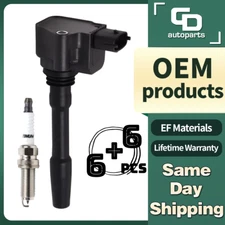 288233 Ignition Coil + Spark Plug For 3.0L Maserati Ghibli Quattroporte 2014-20