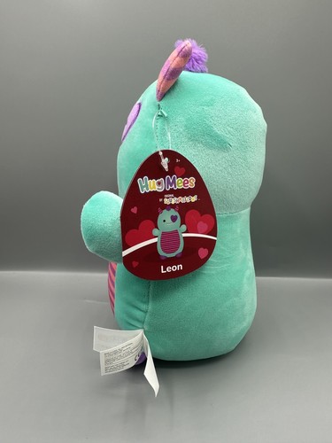 Squishmallows HugMees 10" Leon Valentine Monster Plush 2024 NWT Gift - Picture 2 of 3
