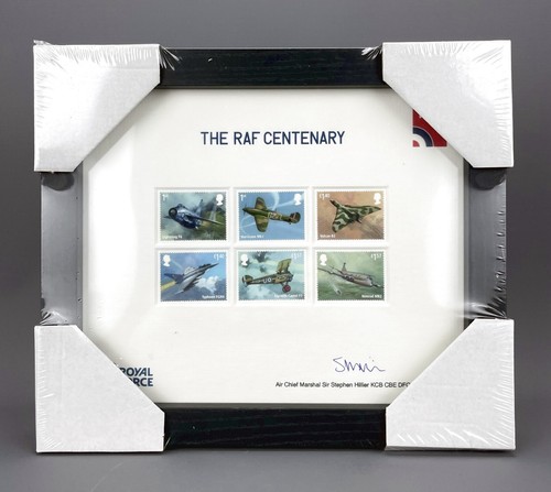 RAF CENTENARY ROYAL MAIL - Limited Ed Signed by AIR CHIEF MARSHALL SIR S HILLIER - Picture 1 of 3