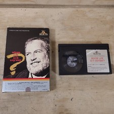 WHOSE LIFE IS IT ANYWAY DREFUSS MGM GATEFOLD COVER BOX BETA BETAMAX NOT VHS