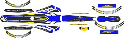 Sherco 2016 Trial Bike Factory Style komplettes Aufkleberset für 2010 - 2015 