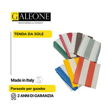 Tenda da Sole Sophia con Anelli, copertura impermeabile per Balcone o Esterno