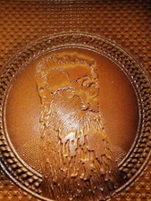 Vintage Tooled Red Leather leather Book Cover Kristanis barons