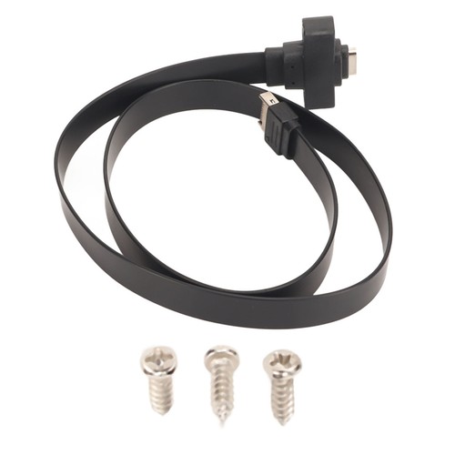 USB 3.1 Type C Front Panel Header Extension Cable Type E To Type C Fit - Picture 21 of 24