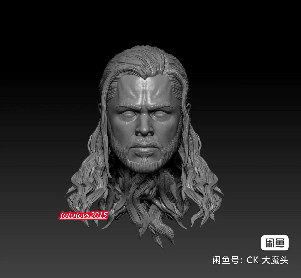 1:6 1:12 1:18 héroes Thor Chris cabeza esculpida para hombre figura de acción cuerpo juguete Foto 2 de 4